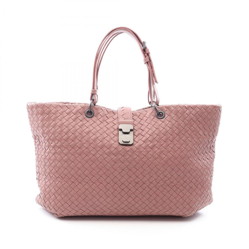 Bottega Veneta Intrecciato Tote Bag Handbag Leather Women's Brown